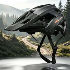 BUCKLOS Mountain Bike Helmet for Adults Men Adjustable for MTB BMX DH 55-61cm