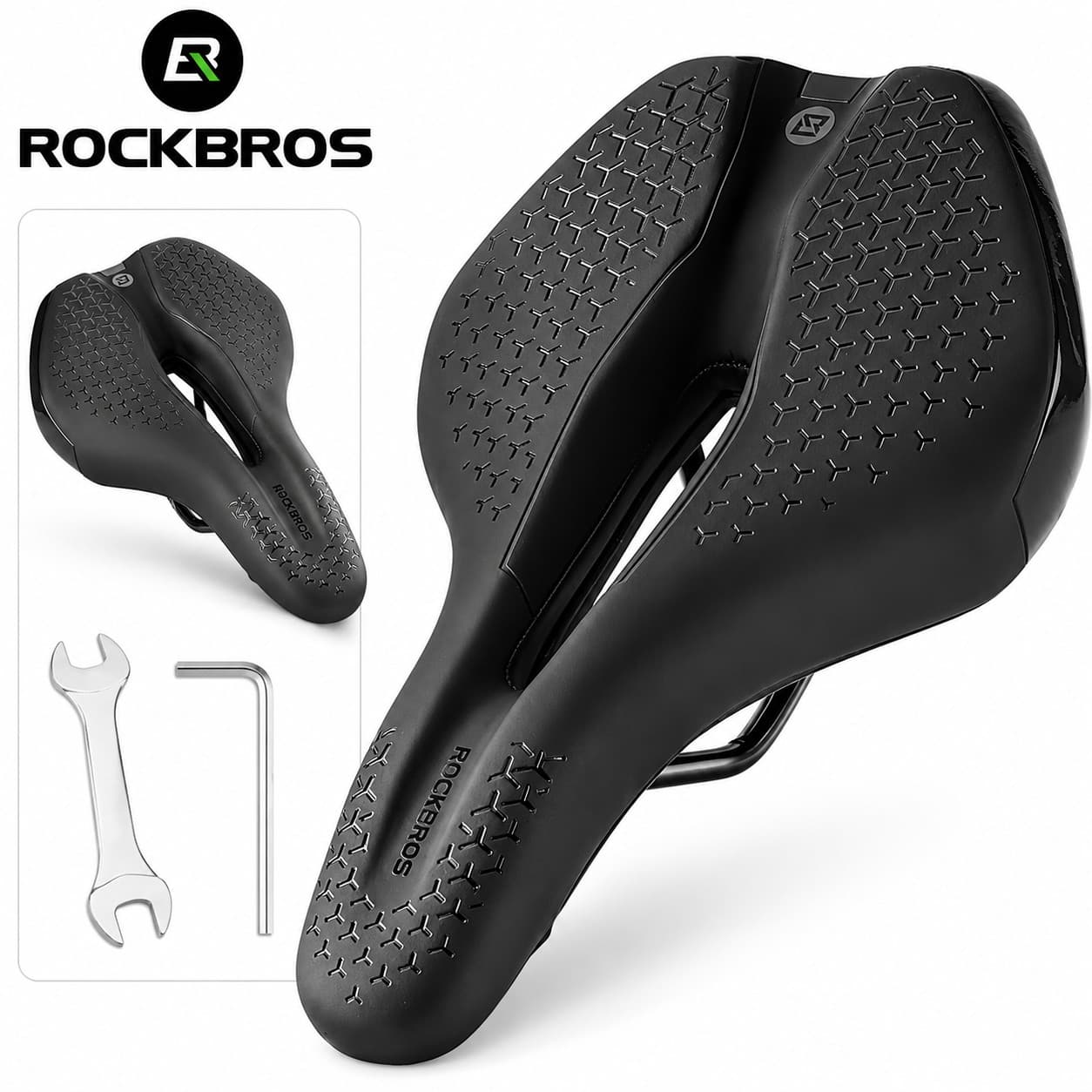 ROCKBROS Gel Bicycle Saddle Comfortable Soft Breathable Shockproof Seat Cushion