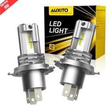 AUXITO 9003 H4 HB2 LED Headlight Bulbs High Low Canbus 100W 280000LM 6500K White