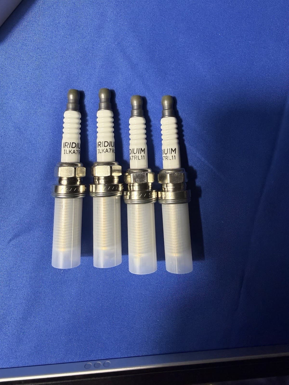 Iridium Spark Plugs ILKAR7L11 Set of 4 - New, 1.1mm Gap, 12mm Thread