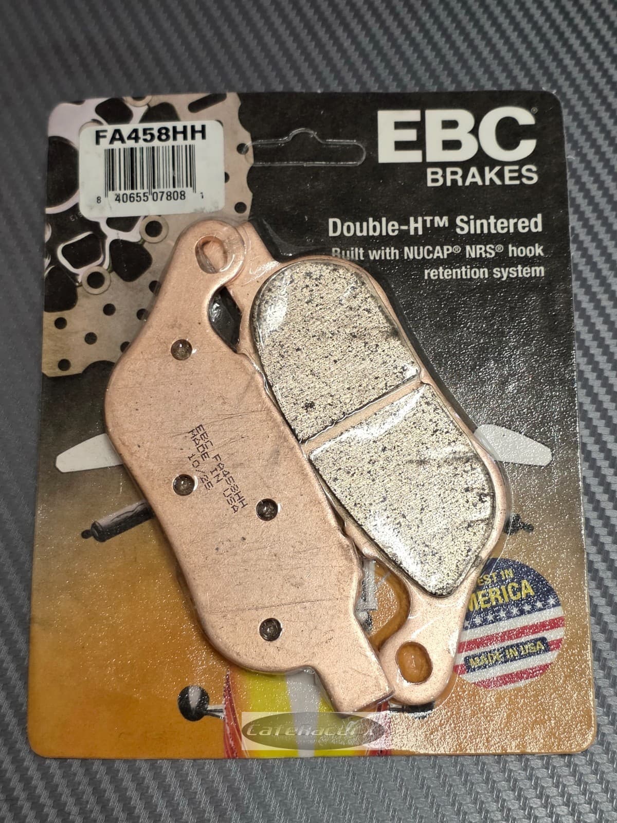 HARLEY DYNA & SOFTAIL 2008-2017 REAR EBC FA458HH Sintered Brake Pads