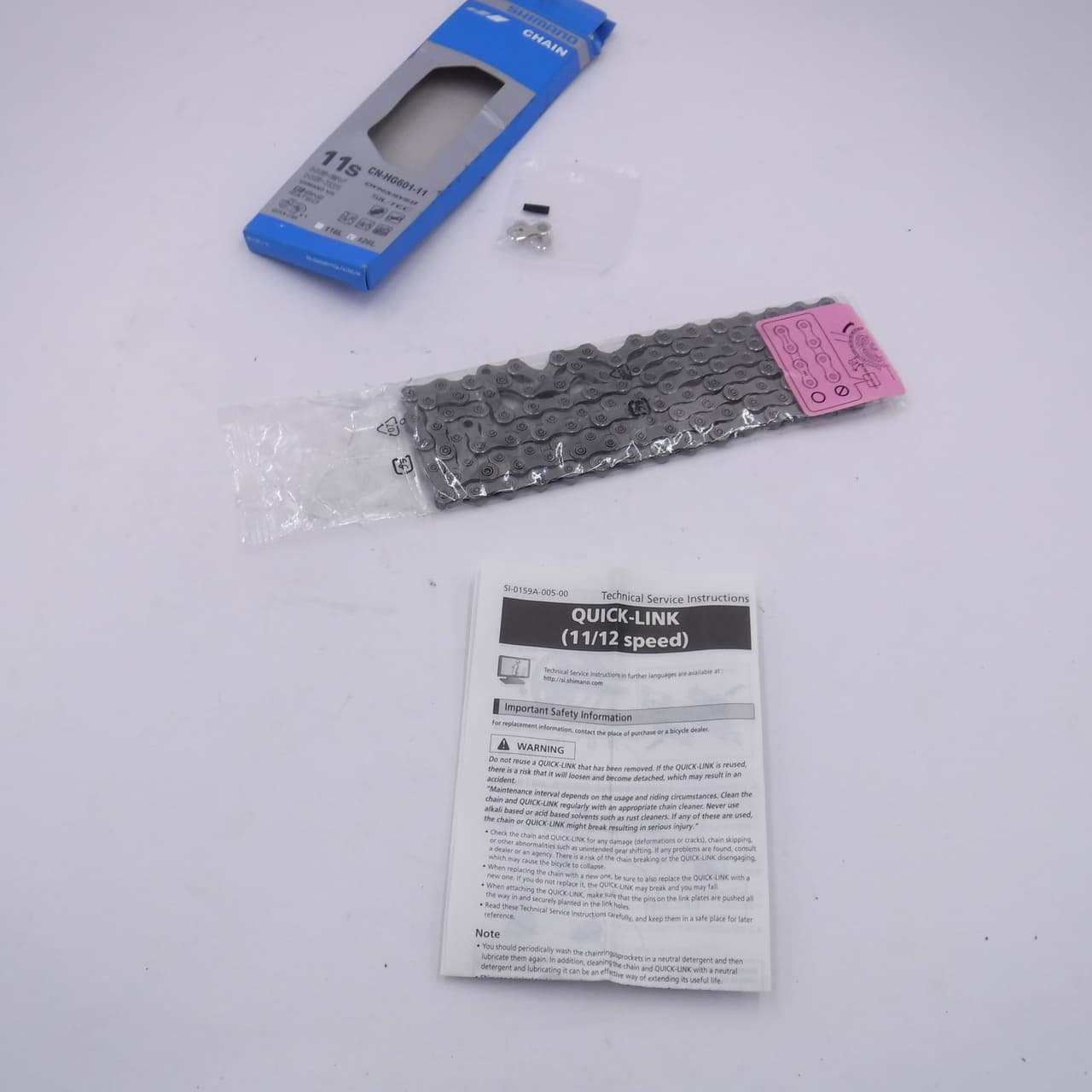 Shimano Bicycle Bike Chain 11S CN-HG601-11 Sil-Tec 126 Link E-Bike Rated
