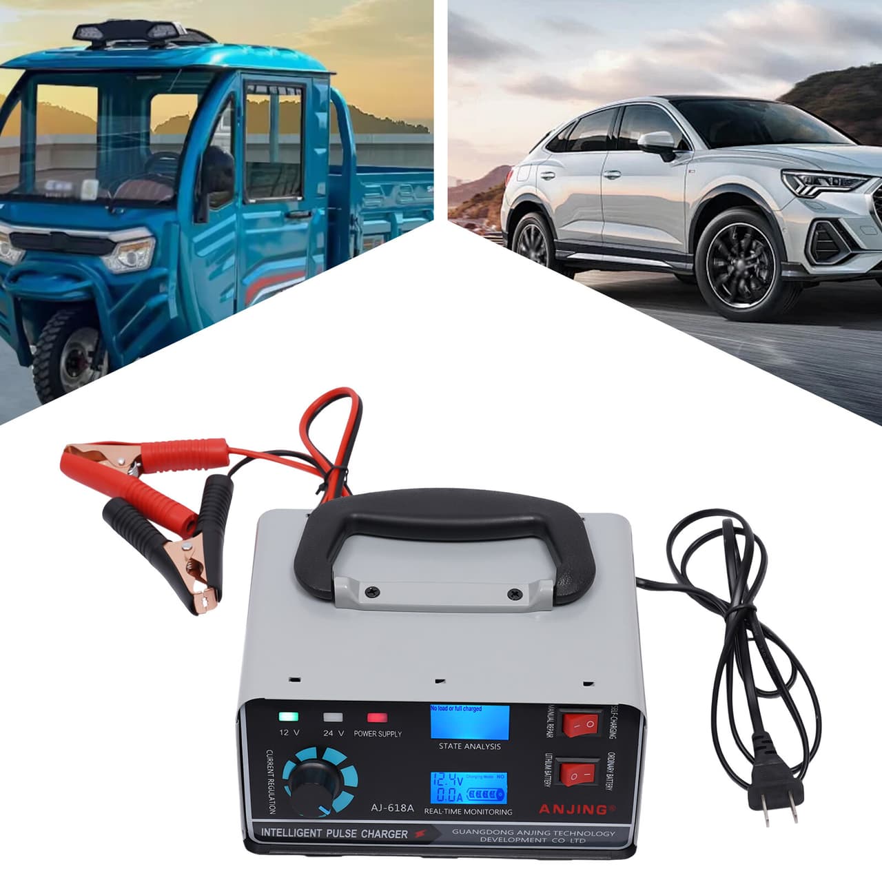 Heavy Duty Smart Car Battery Charger Automatic Pulse Repair Trickle 12/24V SALE
