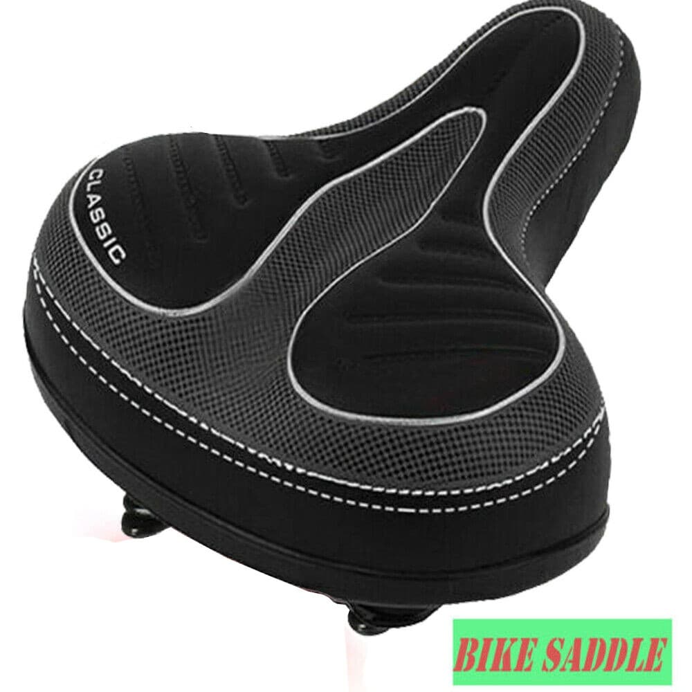 E-bike Bicycle Bike Saddle Seat Comfort Wide Big Bum Soft Gel Cushion Pad Sporty