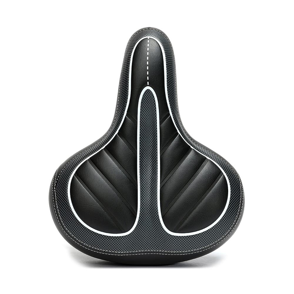 Comfort Extra Wide Big Bum Bike Bicycle Seat Saddle Gel Soft Pad Sporty Cycling