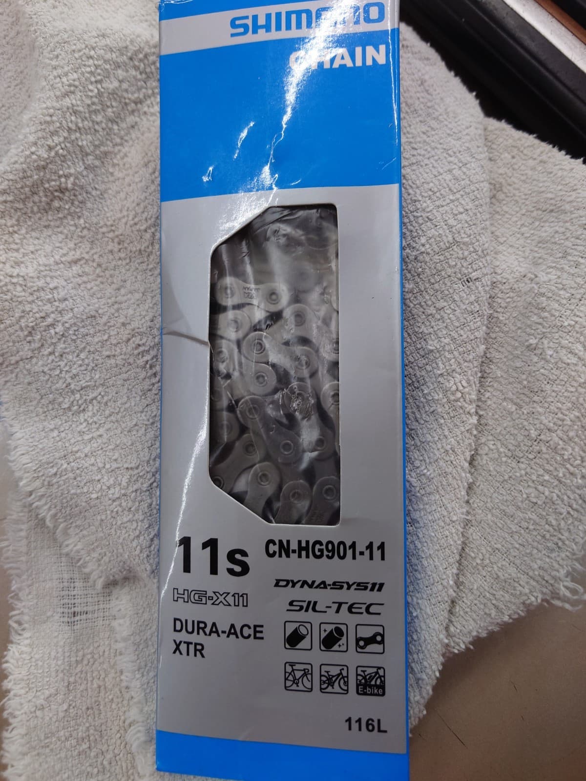 New! Shimano Dura-Ace XTR CN-HG901-11 116 Links 11-Speed Bicycle Chain