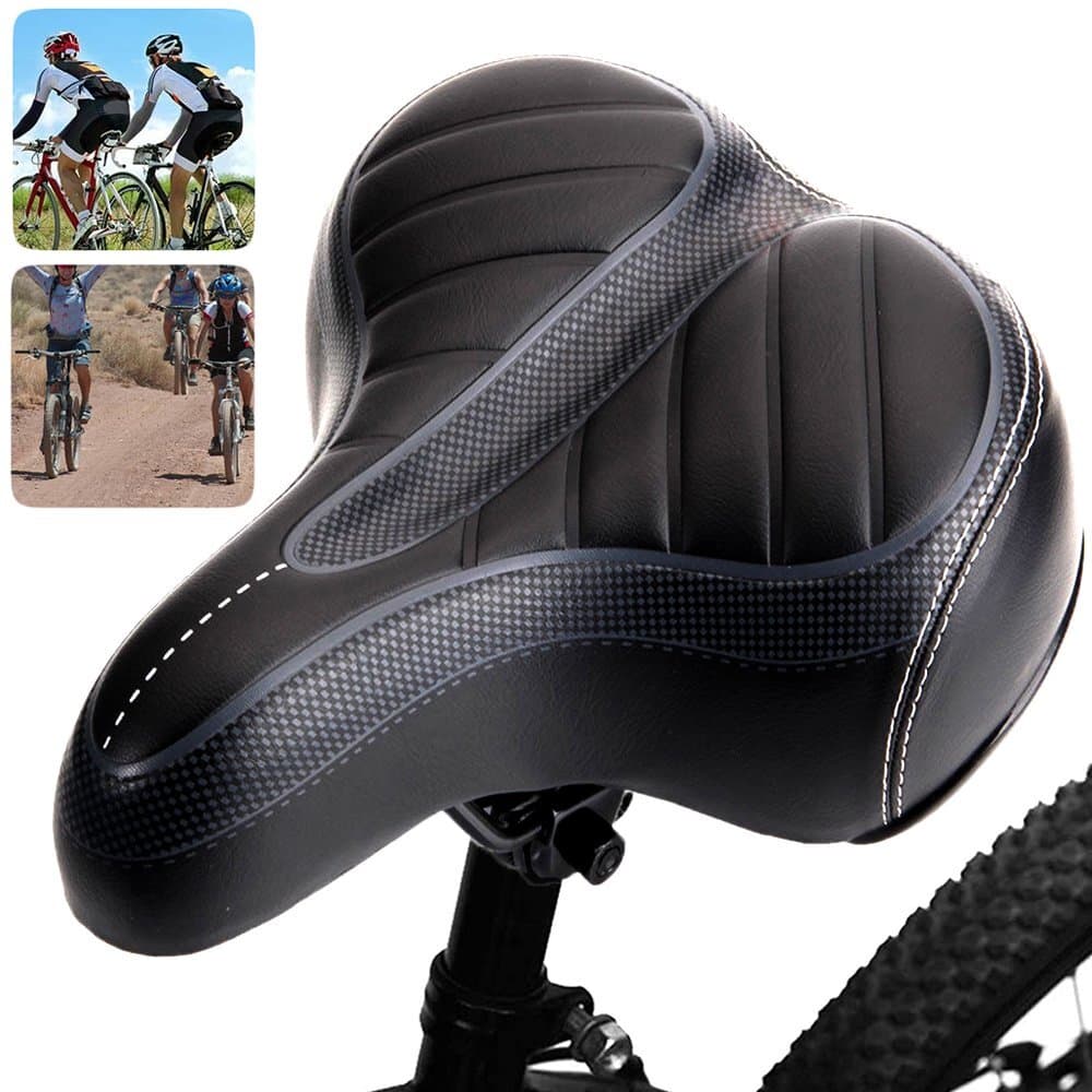 Comfort Wide Big Bum Soft Gel E-bike Bicycle Saddle Seat Air Cushion Gel Pad