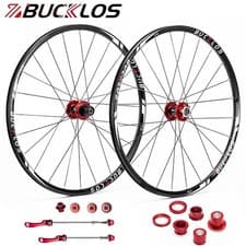 BUCKLOS Carbon Hub MTB Bike Wheels 26/27.5/29 in Disc Wheelset Clincher Rim QR