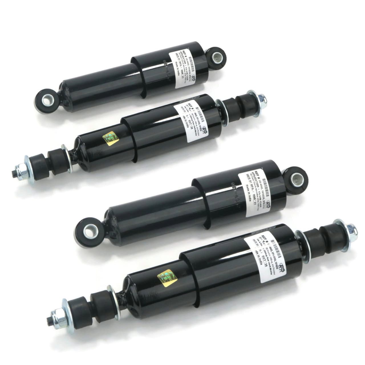 (2) Front & (2) Rear Shock Absorber Sets for Club Car Golf Cart 1010991, 1014236