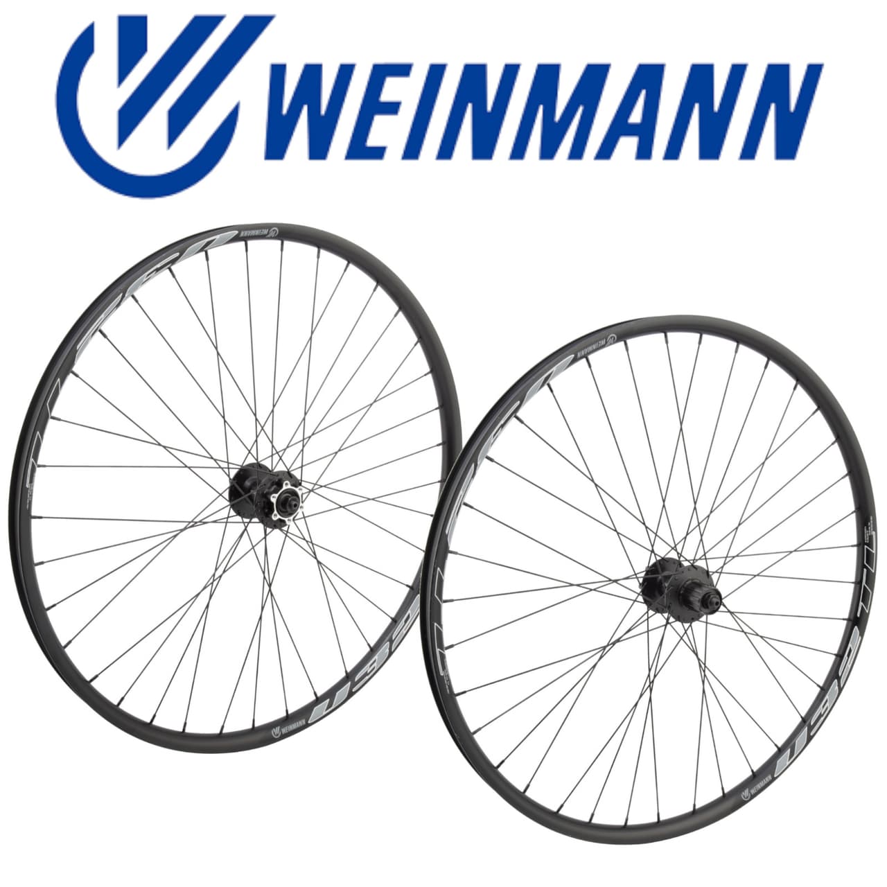 Weinmann U32TL 29inch Black QR FRONT & REAR HG Type Tubeless 6Bolt Disc Wheelset