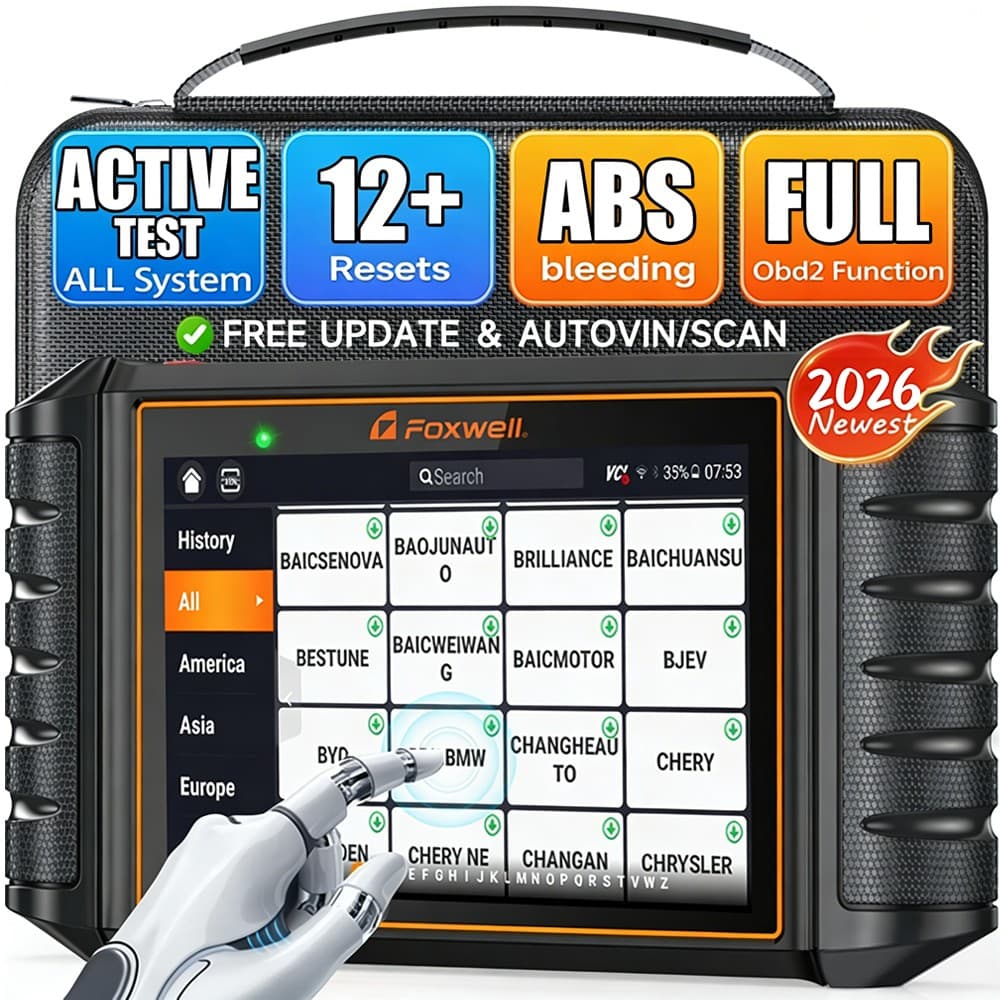 Foxwell NT726 Car All System Bidirectional OBD2 Scanner Diagnostic ABS SRS Oil