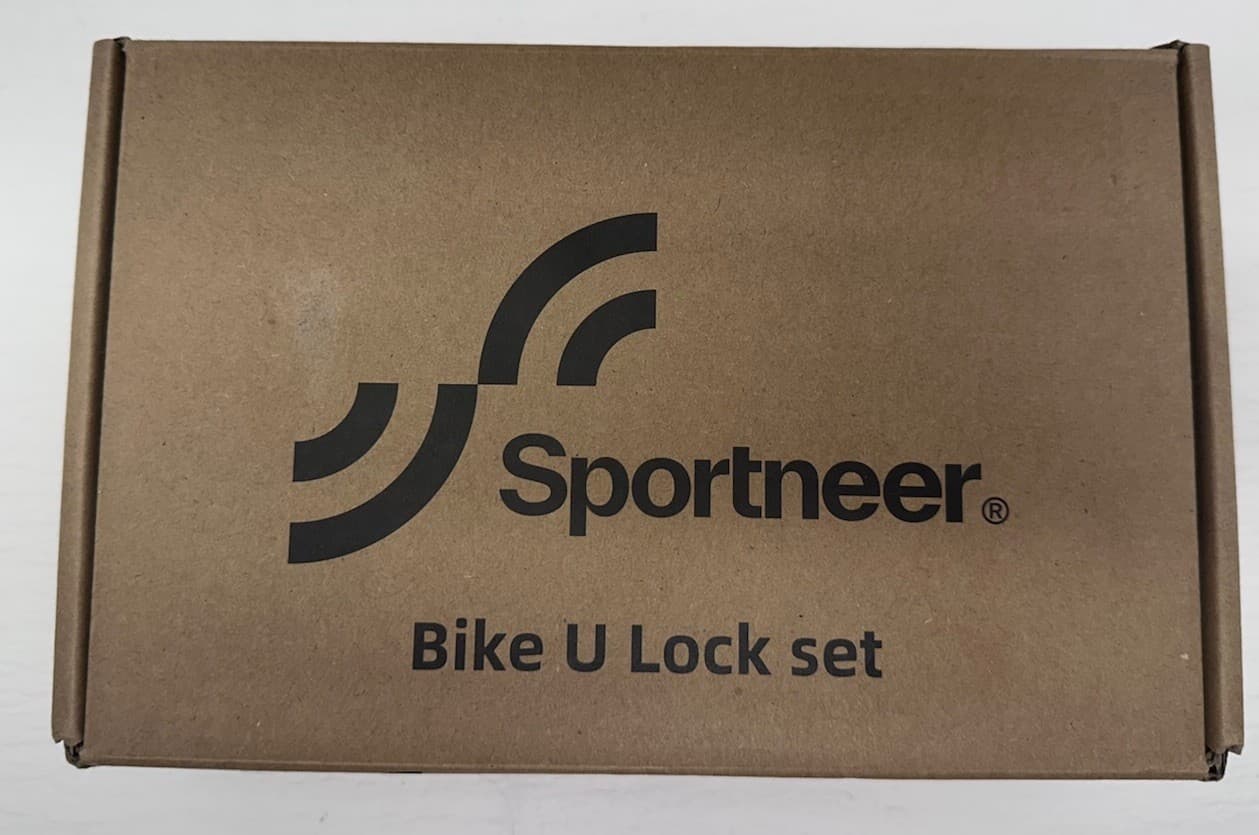 Sportneer Heavy Duty Bike U Lock with 5ft Security Cable, 17mm Shackle Antitheft