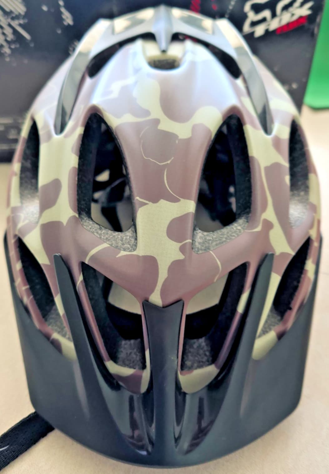 Fox Racing Flux MTB Bike Helmet Stone Camo Small/Medium NIB MTB Downhill E-Bike