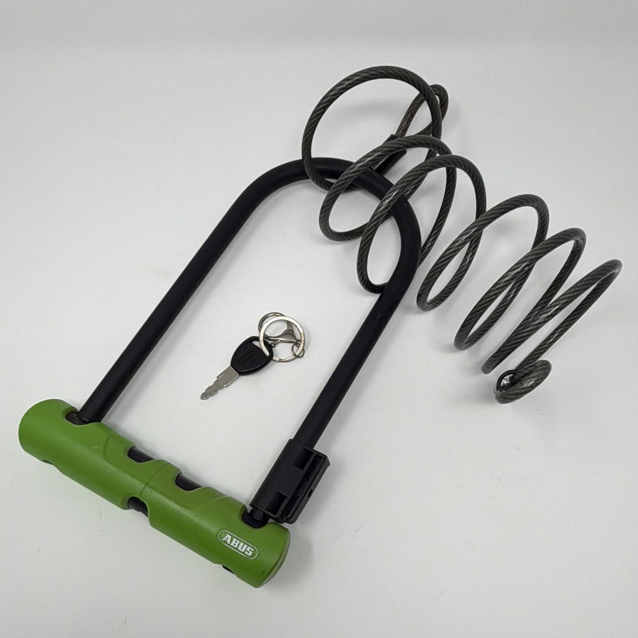 Abus Bike Lock Bicycle with Key and Cable Works Strong 410 Security City Lock US