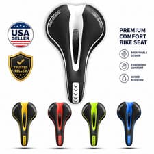 Soft Gel Bike Saddle Seat Comfort Bicycle Cycling Mountain Road Cushion Padded..