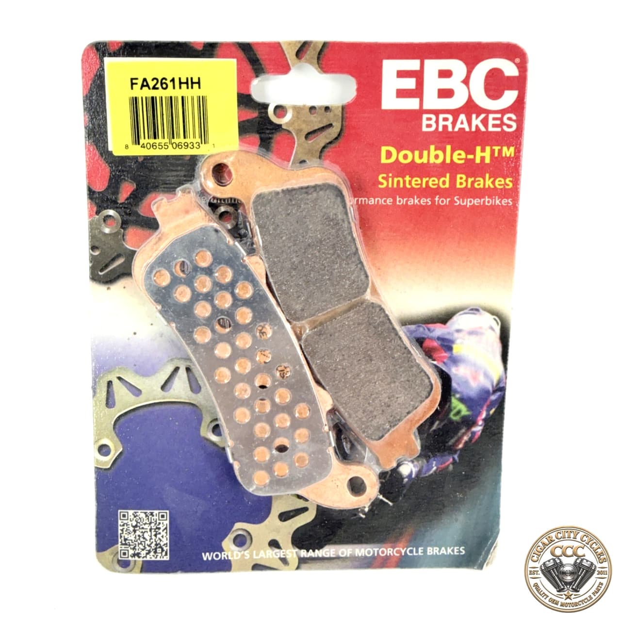 EBC FA261HH DOUBLE-H SINTERED FRONT REAR BRAKE PADS HONDA GOLDWING VTX NEW