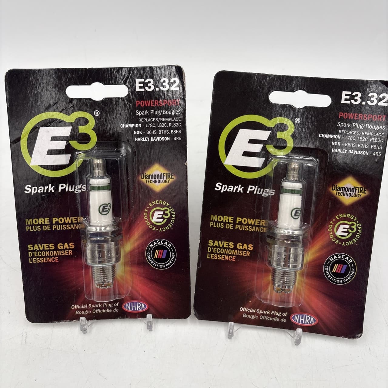 2X - E3.32 DiamondFire Powersport Spark Plug Snowmobile PWC ATV Motorcycle New