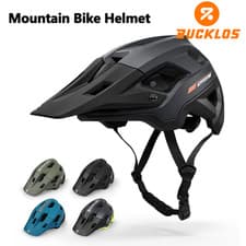 BUCKLOS Mountain Bike Helmet MTB BMX DH 55-61cm 18 Vents for Adults Adjustable